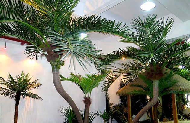 仿真椰子树，带你体验热带美丽景色